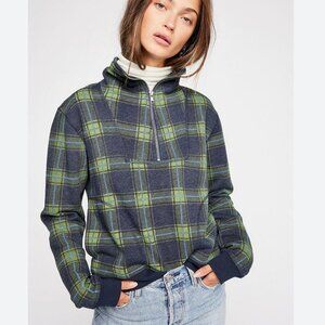 FREE PEOPLE ZIP SWEATSHIRT